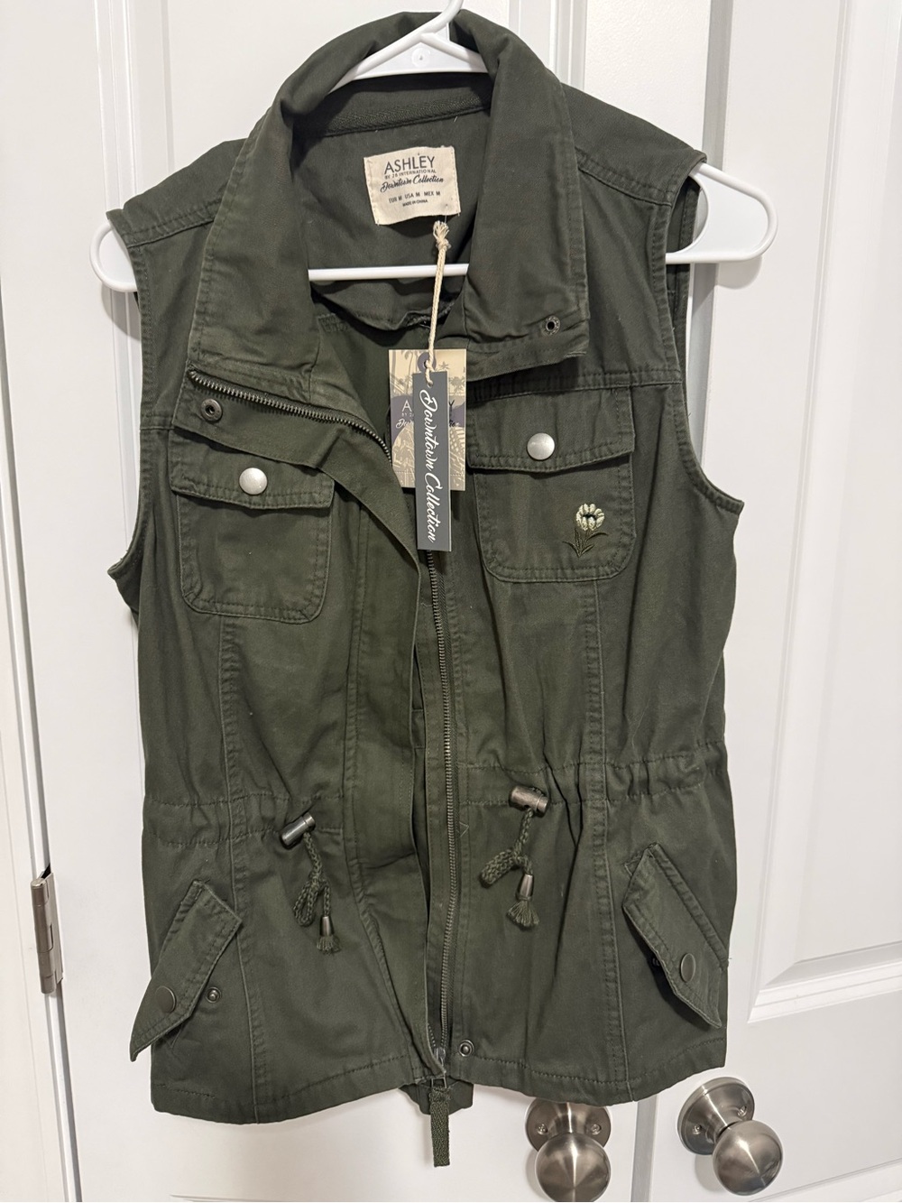 Ashley By 26 International Olive Green Utility Jacket